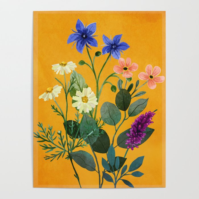 Summer Flowers 8 Poster Gallery Image 1