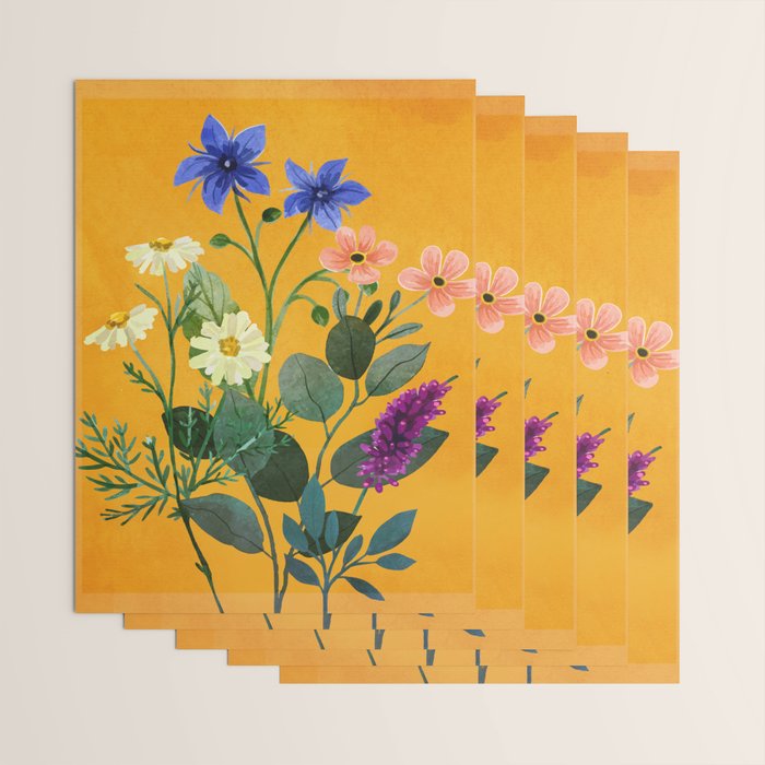 Summer Flowers 8 Wrapping Paper Gallery Image 3