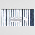 Stripes | Watercolor Pattern Desk Mat Gallery Image 1