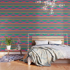 Checkered pattern grid / Vintage 80s / Retro 90s Wallpaper Gallery Image 3
