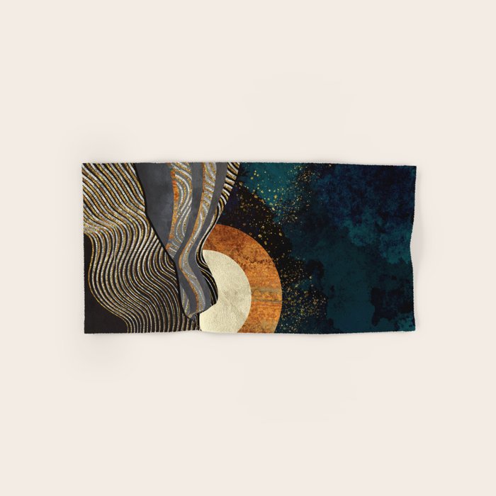 Gold & Silver Fields Bath Towel Gallery Image 1