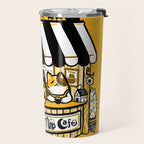 Cat Nap Cafe Travel Mug Gallery Image 2