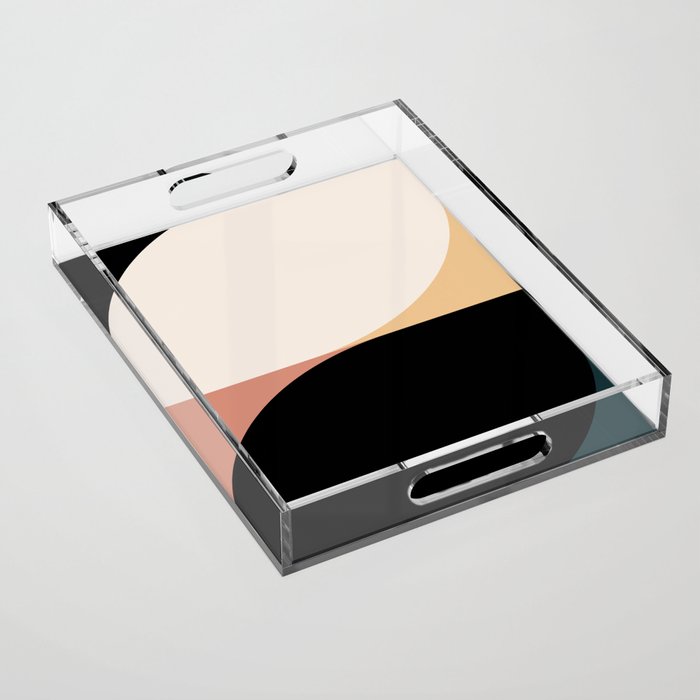 Almond Abstract XVI Acrylic Tray Gallery Image 1