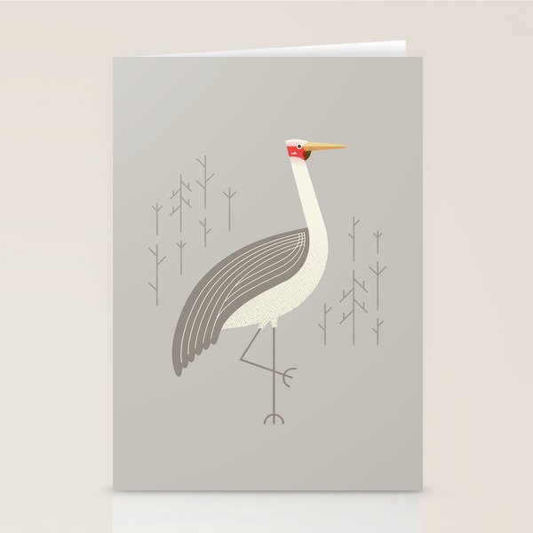 Brolga, Bird of Australia Stationery Card Gallery Image 1