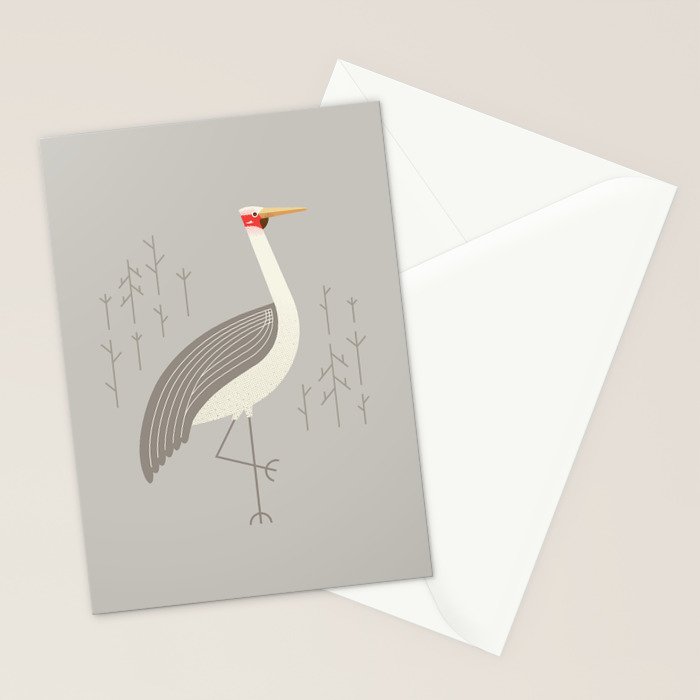 Brolga, Bird of Australia Stationery Card Gallery Image 2