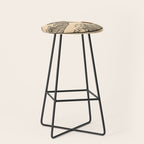 Autumn Tree spring fall Great Wave cat reading Stool Gallery Image 1