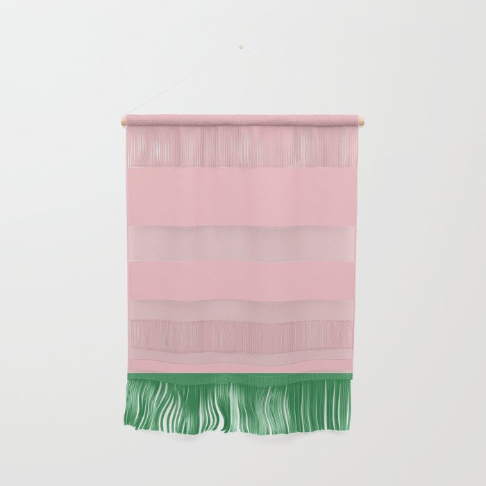 Color Block Pink and Green Wall Hanging Gallery Image 1