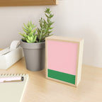 Color Block Pink and Green Mini Art Print Gallery Image 2