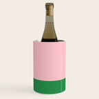 Color Block Pink and Green Wine Chiller Gallery Image 1