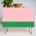Color Block Pink and Green Credenza Gallery Image 1