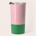 Color Block Pink and Green Travel Mug Gallery Image 3