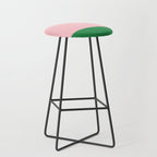 Color Block Pink and Green Stool Gallery Image 1