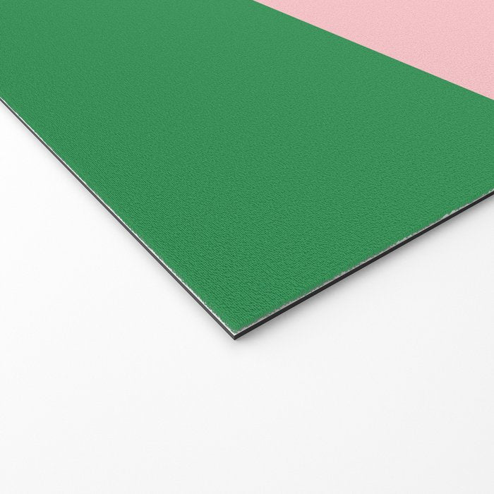 Color Block Pink and Green Welcome Mat Gallery Image 2