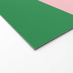 Color Block Pink and Green Welcome Mat Gallery Image 2