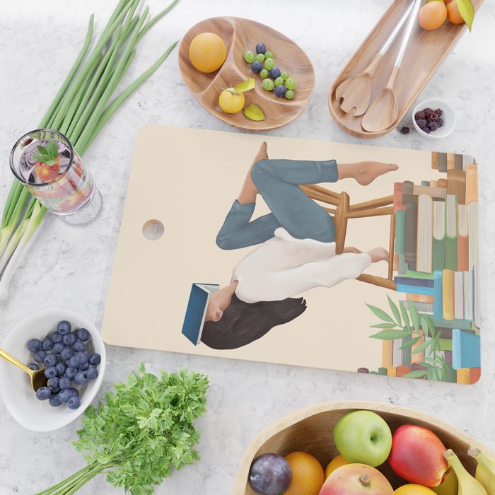 Lost in my books Cutting Board Gallery Image 2