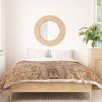 N198 - Vintage Heritage Traditional Golden Berber Moroccan Style Duvet Cover Gallery Image 3