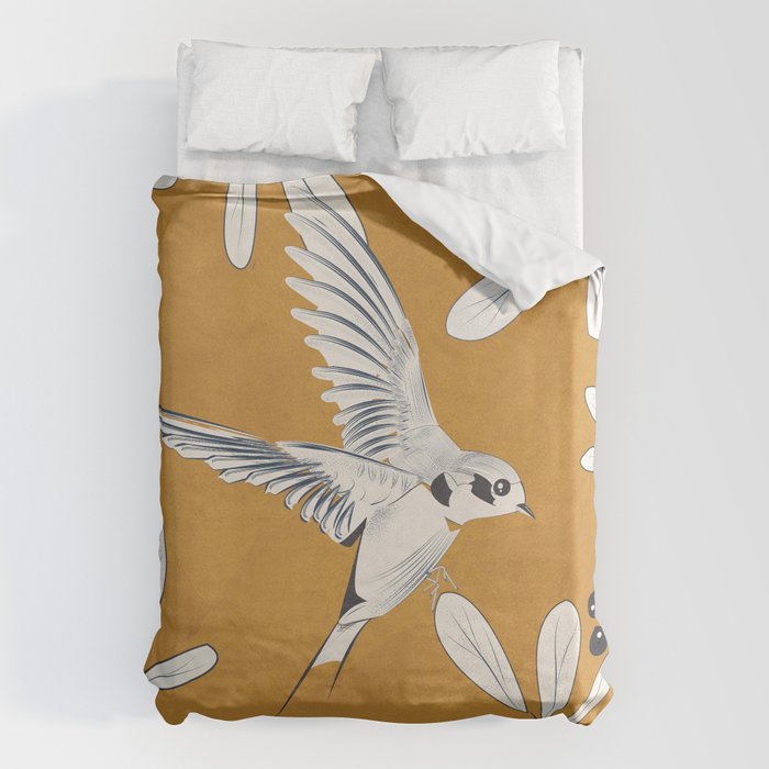 Swallow 01 Duvet Cover Gallery Image 1