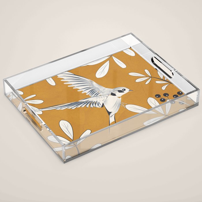 Swallow 01 Acrylic Tray Gallery Image 1