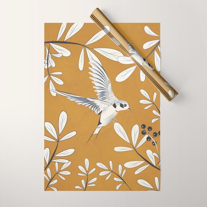 Swallow 01 Wrapping Paper Gallery Image 1
