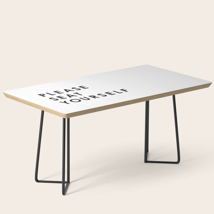 Please Seat Yourself  Coffee Table Gallery Image 1