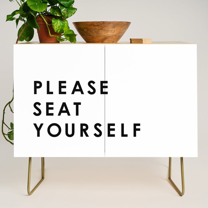 Please Seat Yourself  Credenza Gallery Image 1