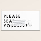 Please Seat Yourself  Desk Mat Gallery Image 1