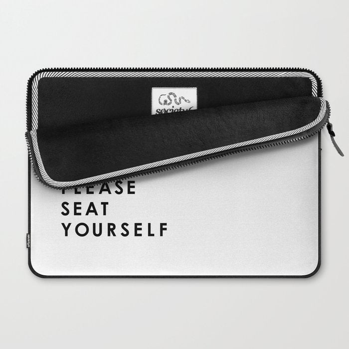 Please Seat Yourself  Laptop Sleeve Gallery Image 2