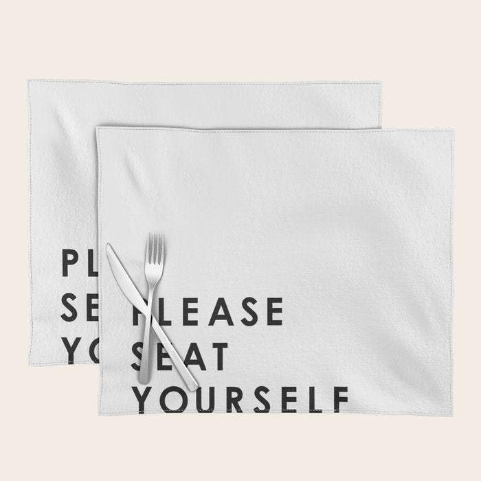 Please Seat Yourself  Placemat Gallery Image 1