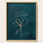 "In Between The Questions And The Answers, There Is Grace." Serving Tray Gallery Image 1