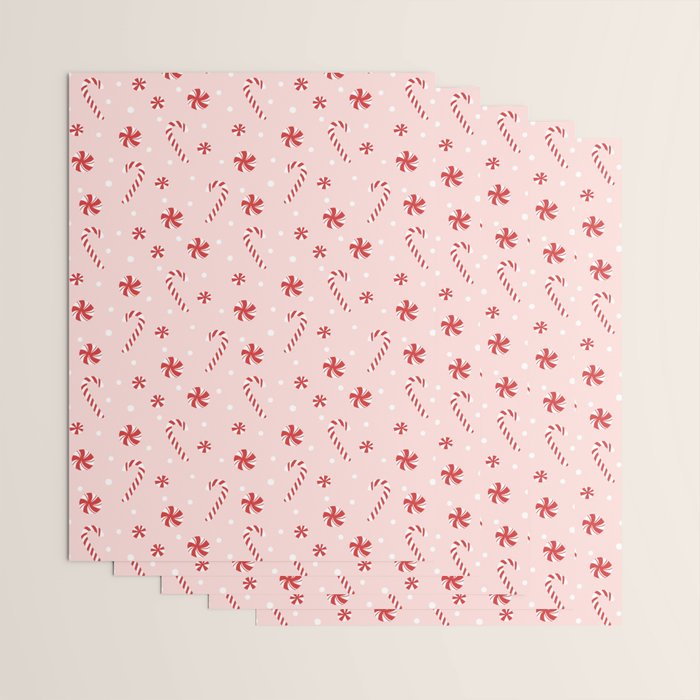 Peppermint Christmas Wrapping Paper Gallery Image 3