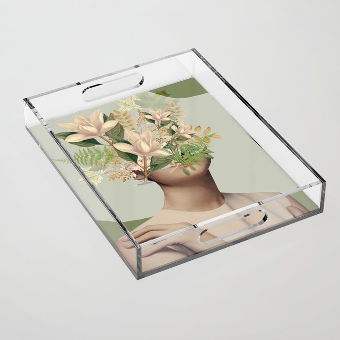 Floral beauty 30 Acrylic Tray Gallery Image 1