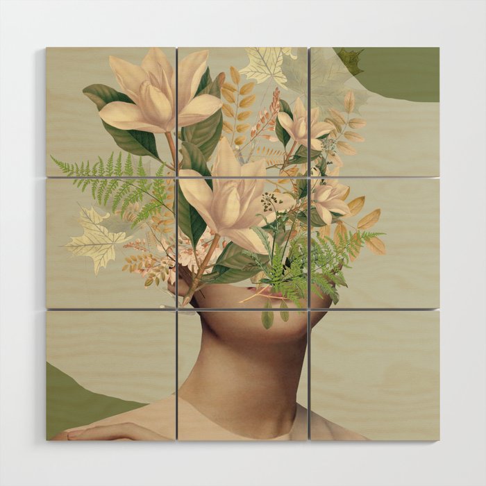 Floral beauty 30 Wood Wall Art Gallery Image 1