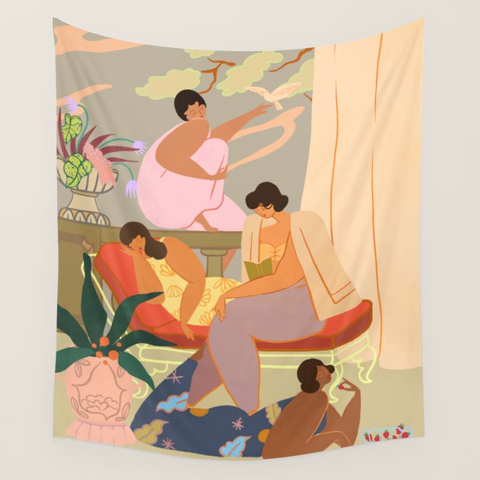 Ladies of Leisure Wall Tapestry Gallery Image 4