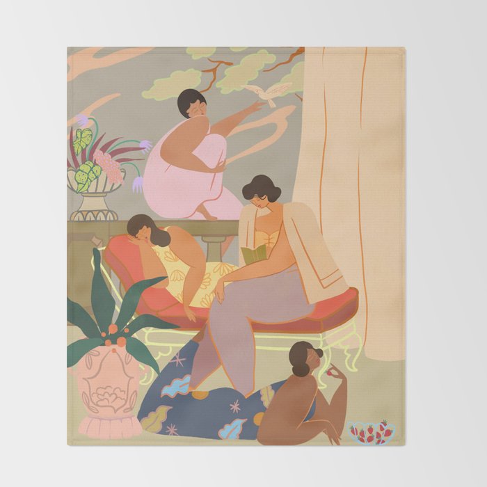 Ladies of Leisure Throw Blanket Gallery Image 2