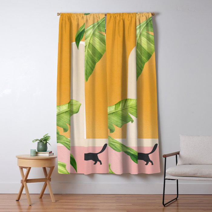 Cat Space III Window Curtain Gallery Image 5