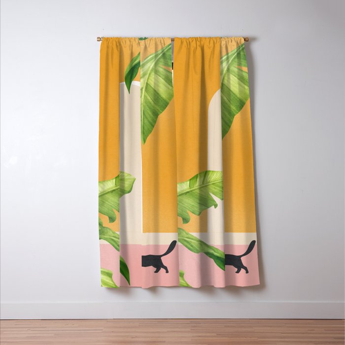 Cat Space III Window Curtain Gallery Image 3