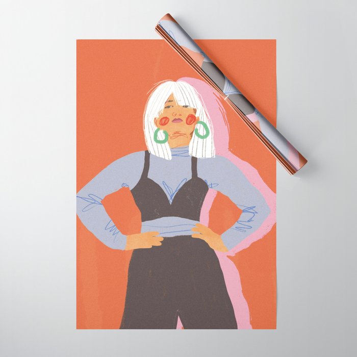 Womenâs Power Wrapping Paper Gallery Image 1