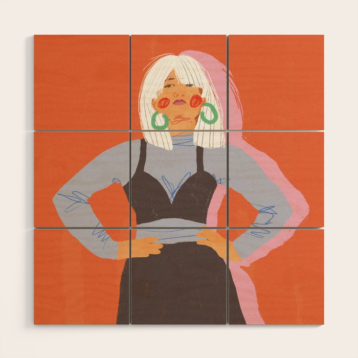 Womenâs Power Wood Wall Art Gallery Image 1