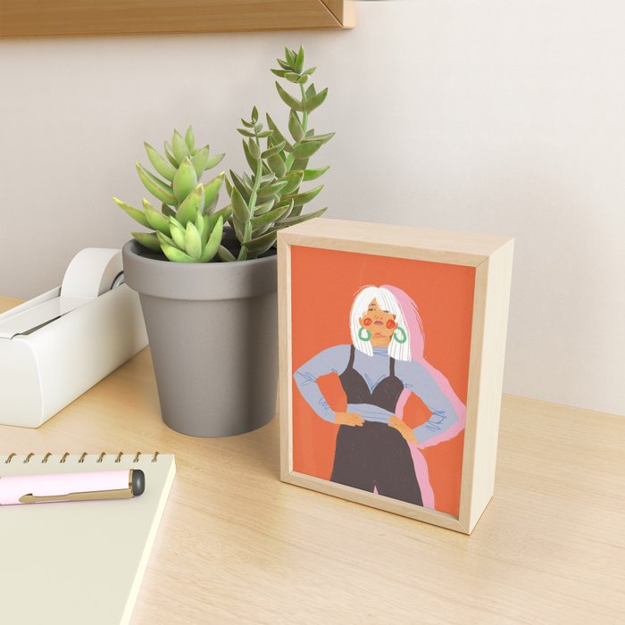 Womenâs Power Mini Art Print Gallery Image 2