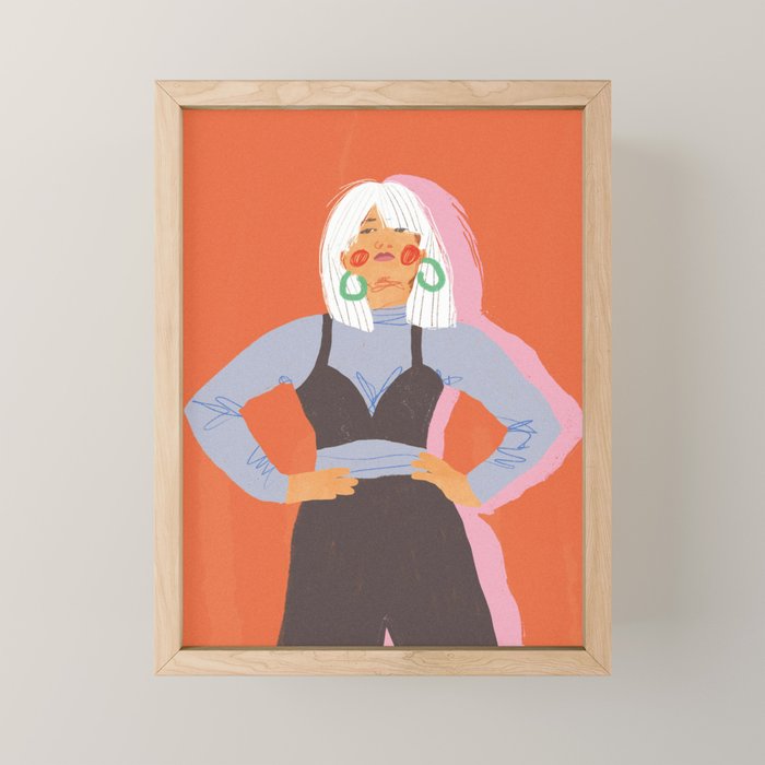 Womenâs Power Mini Art Print Gallery Image 1