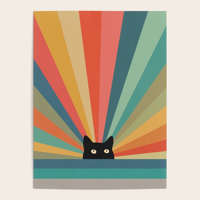 Cat Landscape 165C Poster Gallery Image 4