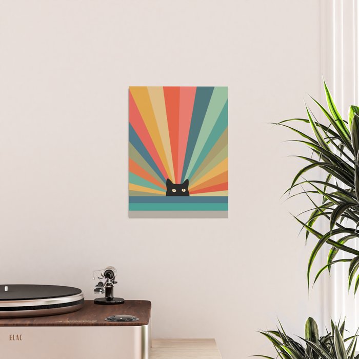 Cat Landscape 165C Poster Gallery Image 2