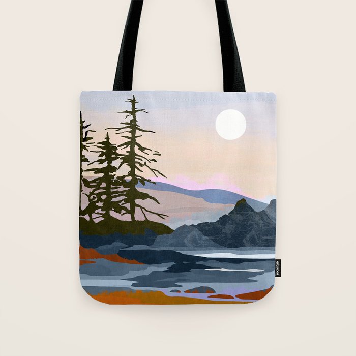 valley moon Tote Bag Gallery Image 1