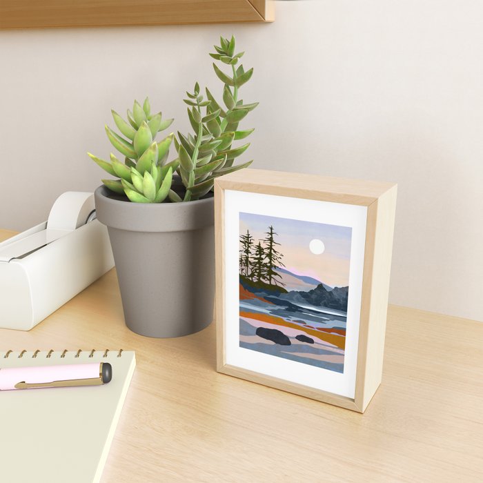 valley moon Mini Art Print Gallery Image 2