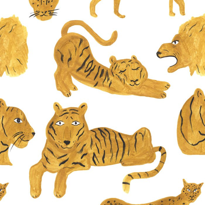 Tiger Lion Cheetah pattern  Coffee Mug Gallery Image 2