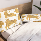 Tiger Lion Cheetah pattern  Pillow Sham Gallery Image 2