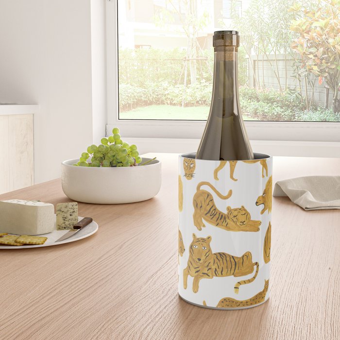 Tiger Lion Cheetah pattern  Wine Chiller Gallery Image 4