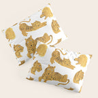 Tiger Lion Cheetah pattern  Pillow Sham Gallery Image 3