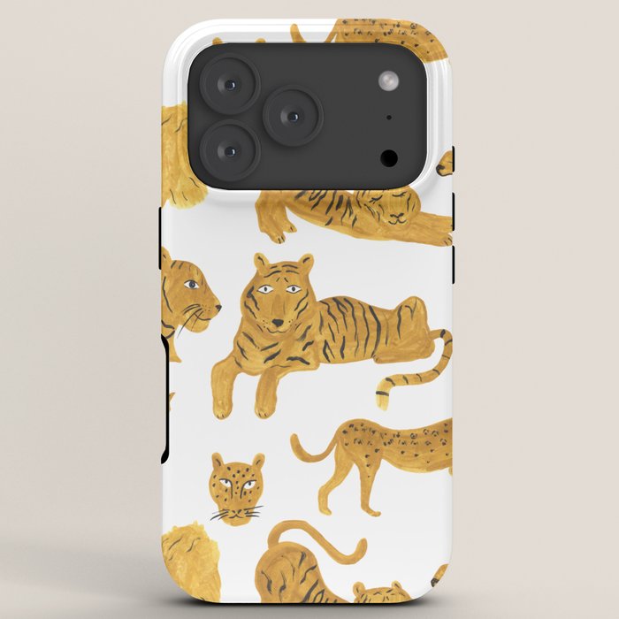 Tiger Lion Cheetah pattern  iPhone Case Gallery Image 7