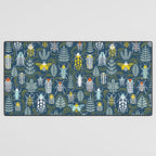Beetle collection in dark Desk Mat Gallery Image 3